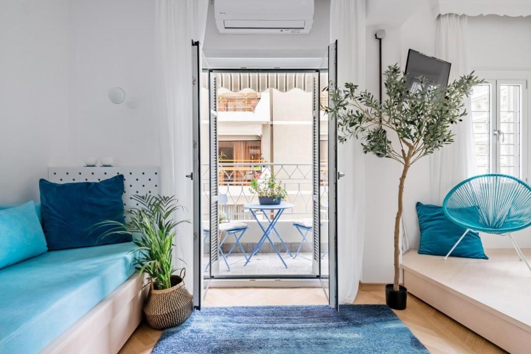 סלוניקי Blue City Center Boutique Apartment מראה חיצוני תמונה